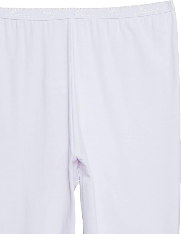 lasso-2008 Cotton leggings with lace trim - Image 3