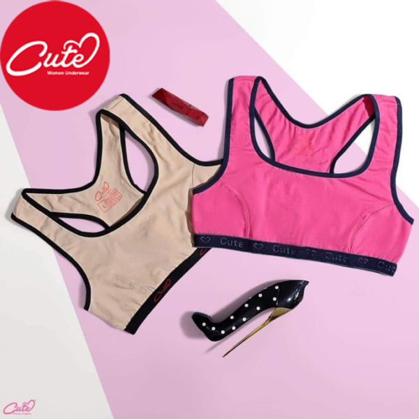 sale 5 products: 3 cotton underwear + sports bra + thin strap bodysuit - Image 3